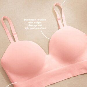 Truekind Shapermint Comfort Shaping Bra Rose Tan Med ( 34 , 36, 38 ) BNWT